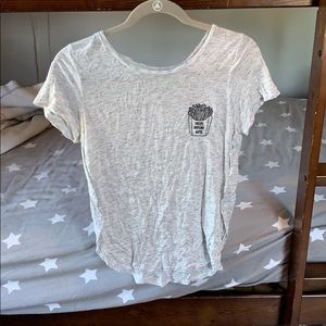 Grey “Fries Before Guys” Women’s Medium t-shirt